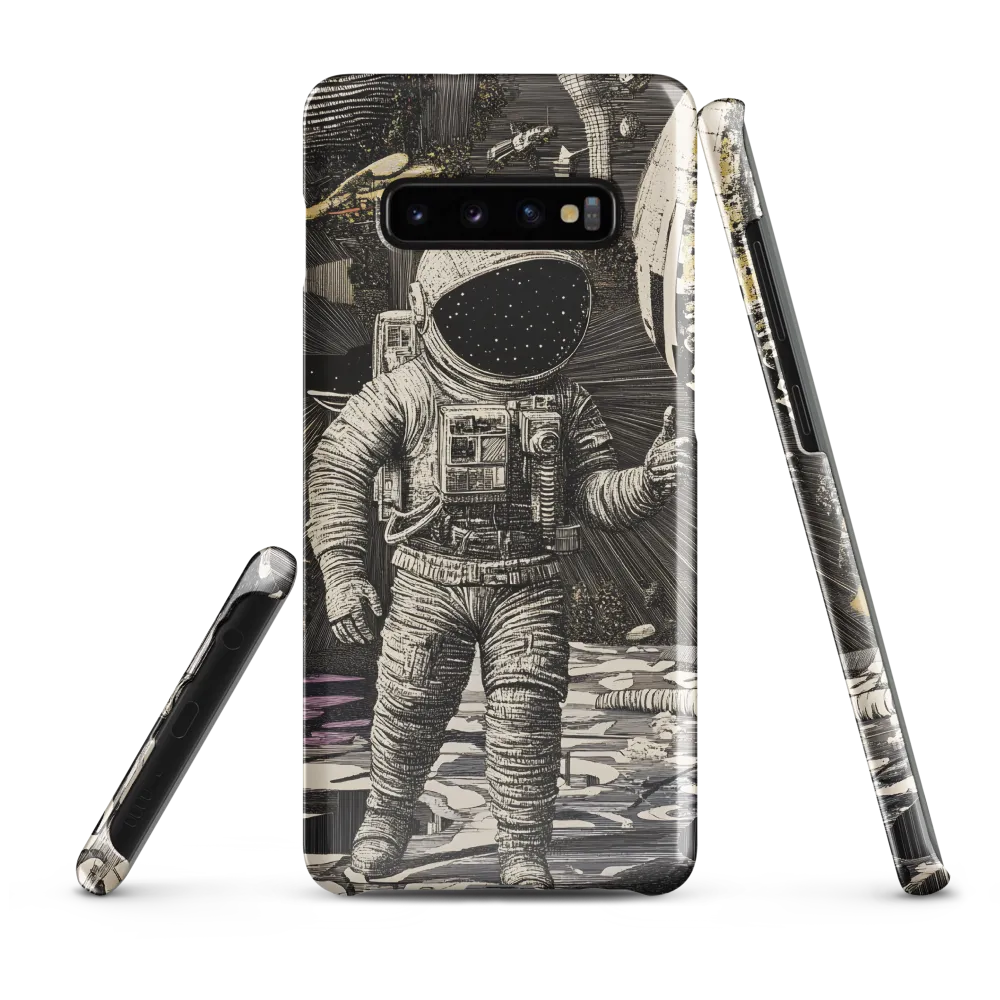 Beyond the Stars: The Astronaut's Voyage | Phone Case |  S10 Plus | Snap Case | Glossy