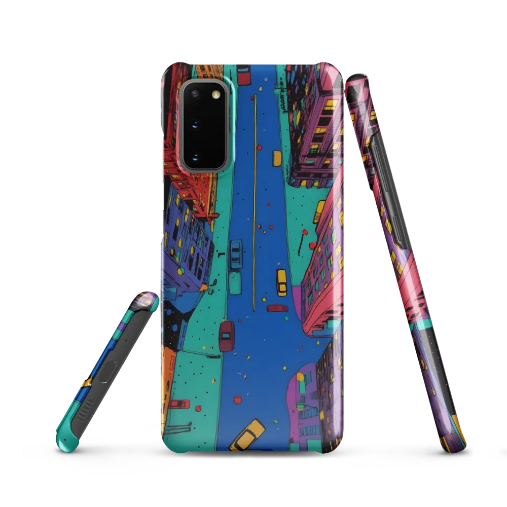Aerial Dreamscape: The Pulse of Urban Life | Phone Case |  S20 | Snap Case | Glossy