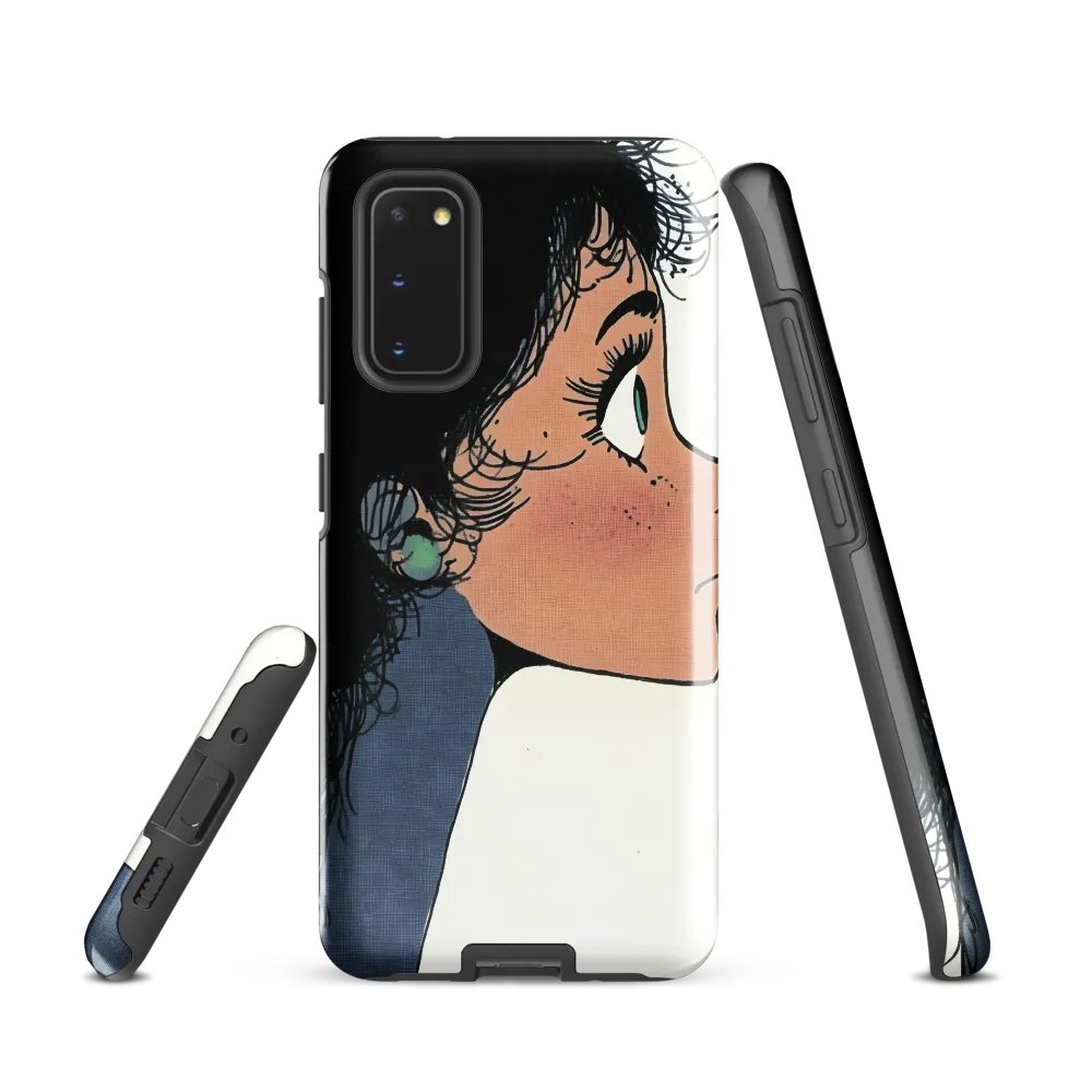 Whispers of Contemplation | Phone Case |  S20 | Tough Case | Glossy