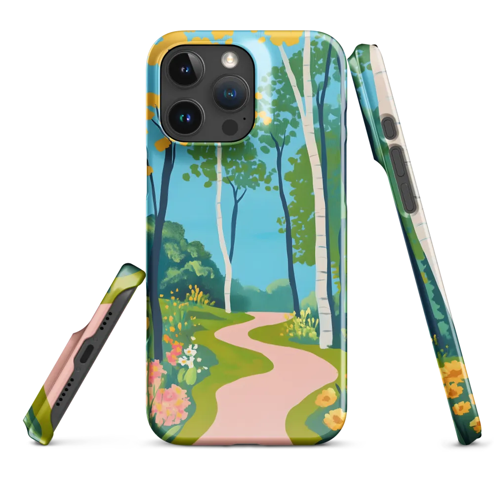 The Winding Path of Nature | Phone Case |  16 Pro Max | Snap Case | Glossy