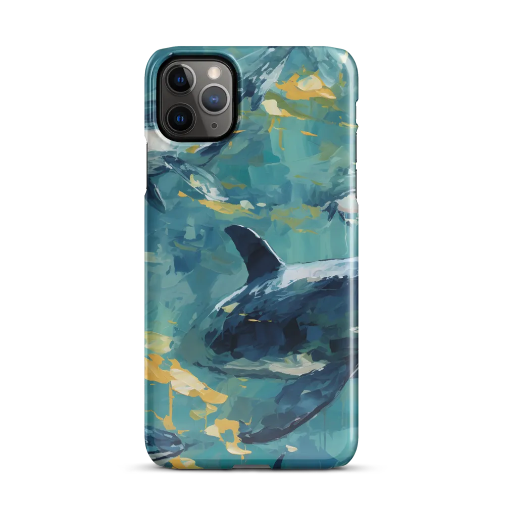 Beneath the Waves: A Symphony of Whales | Phone Case |  11 Pro Max | Snap Case | Glossy