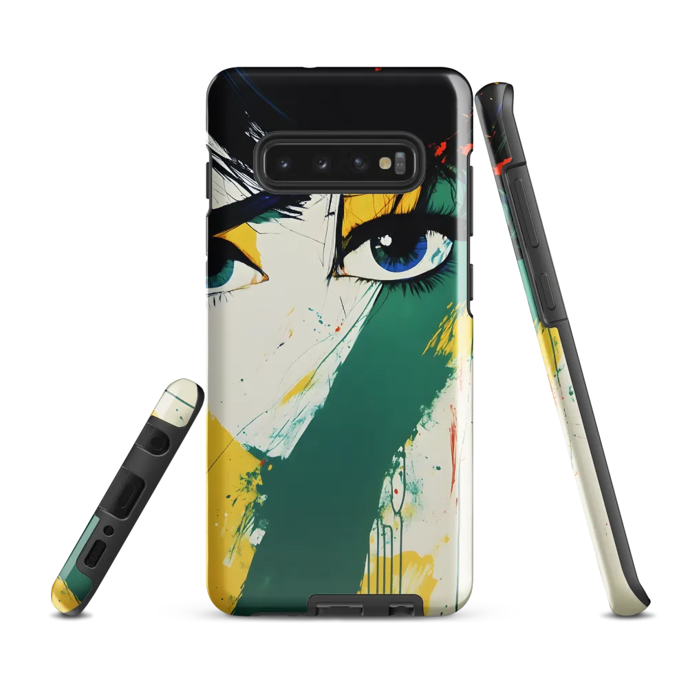 Eyes of Intrigue | Phone Case |  S10 Plus | Tough Case | Glossy