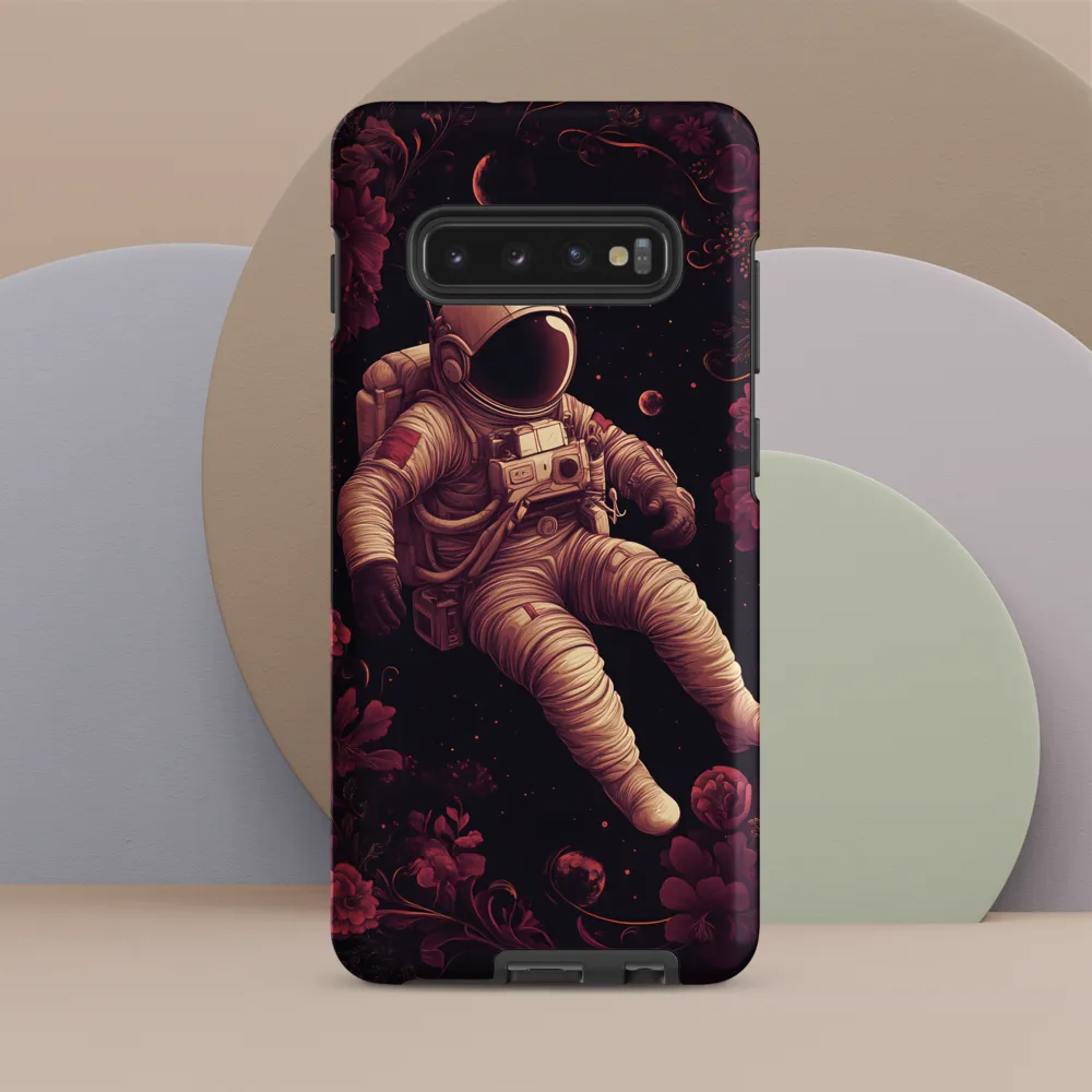 Cosmic Bloom: An Astronaut's Journey