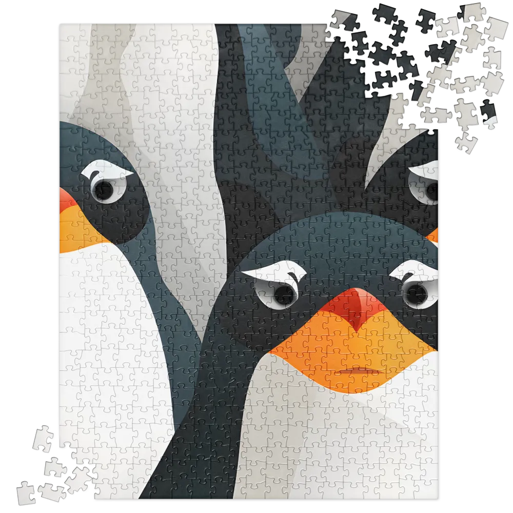 Penguin Parade | Jigsaw Puzzle | 520 pieces