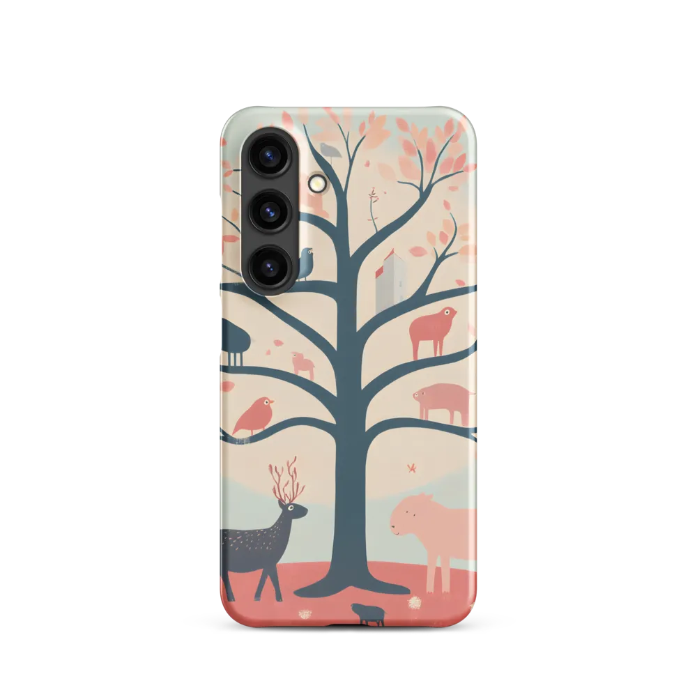 Whimsical Tree with Playful Creatures