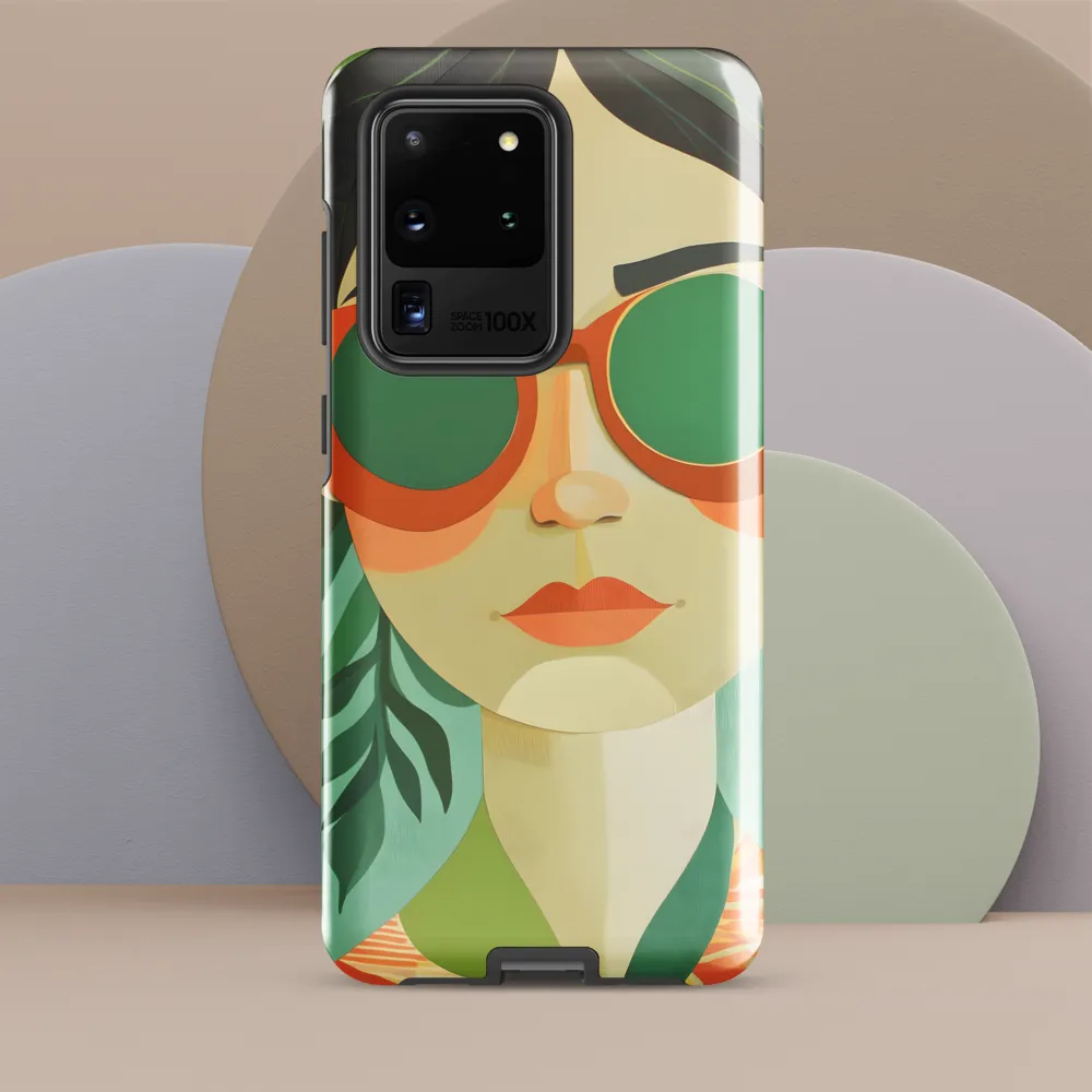 Bold Serenity: A Modern Portrait