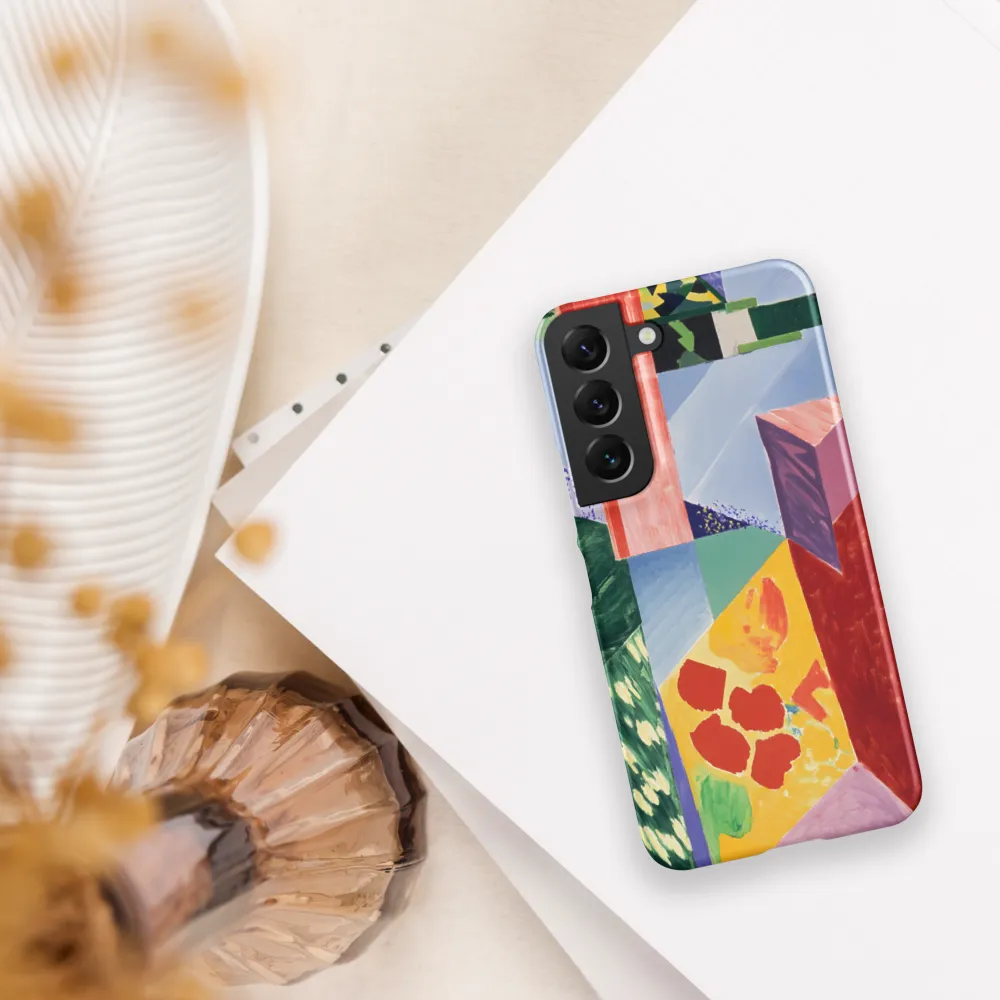 Interplay of Geometry and Color | Phone Case |  S22 | Snap Case | Matte