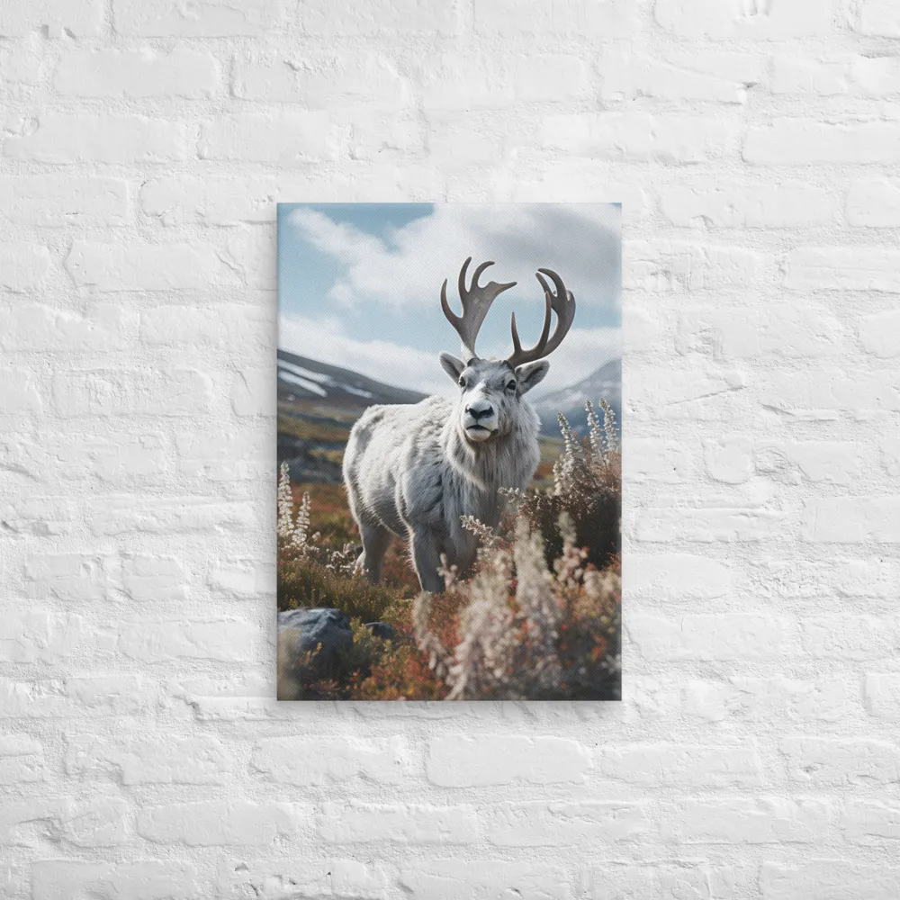 Majestic Harmony: The Reindeer in Nature | Canvas | 18″×26″