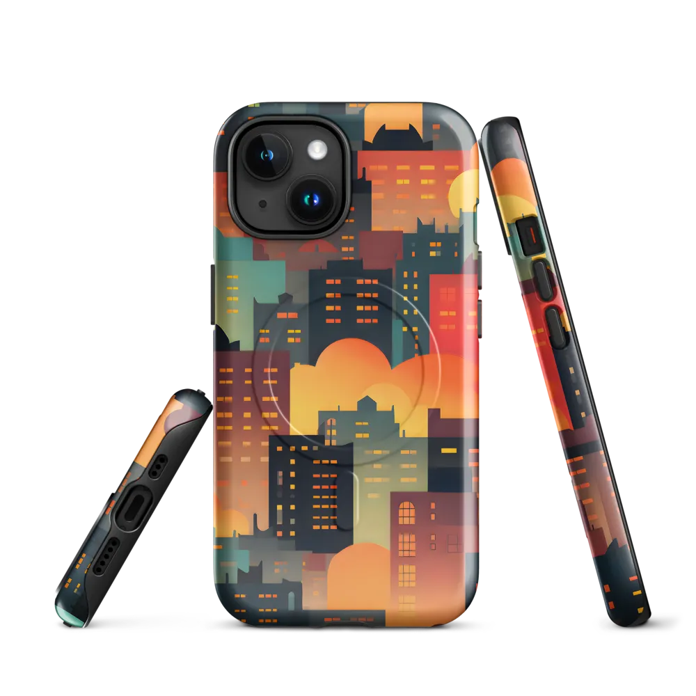 Twilight in the Concrete Jungle | Phone Case |  15 | MagSafe® Tough Case | Glossy