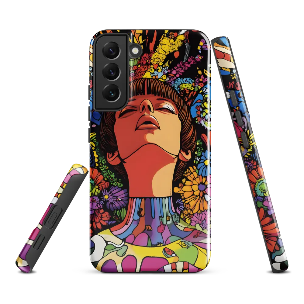 Vibrant Ecstasy: A Psychedelic Portrait