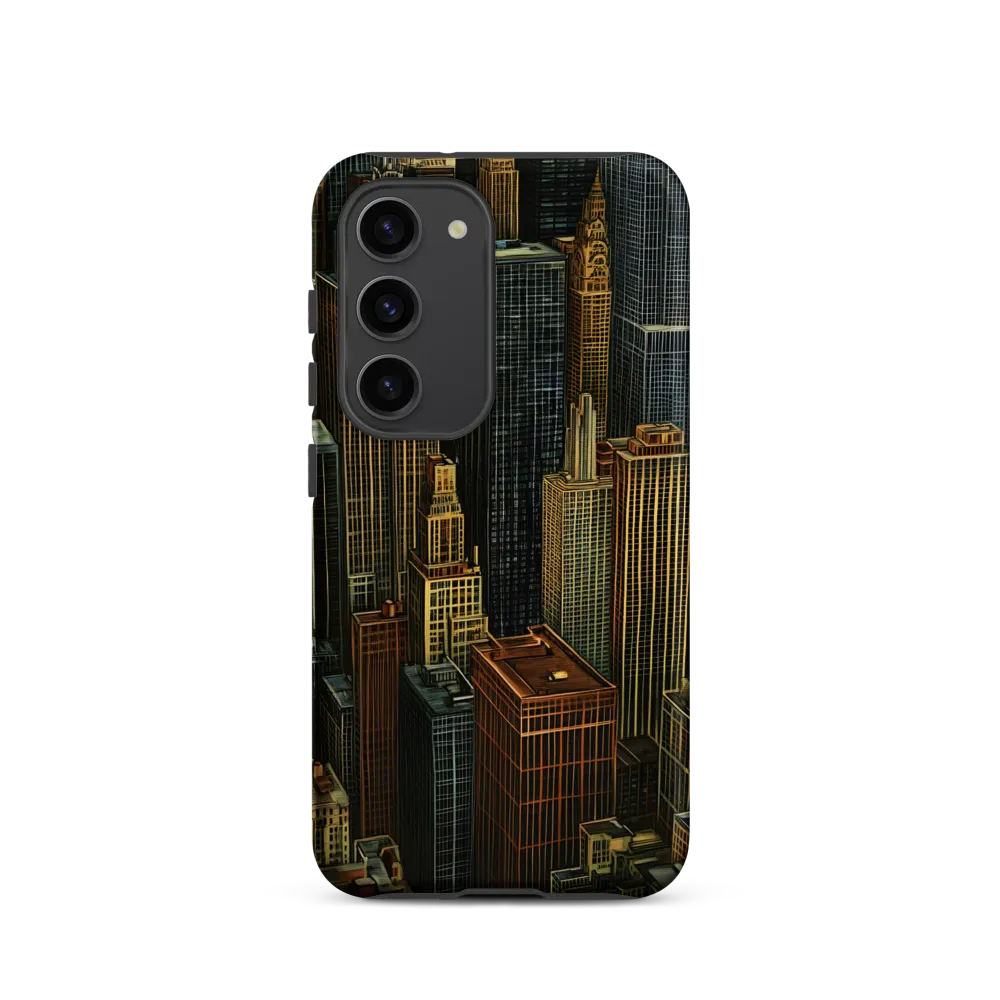 Urban Elegance: A Golden Cityscape