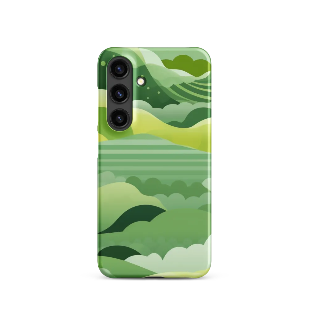 Tranquility in Green Waves
