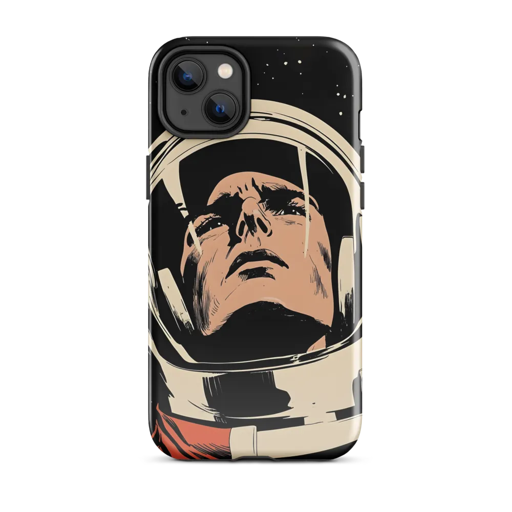 Gaze of the Astronaut | Phone Case |  14 Plus | Tough Case | Glossy