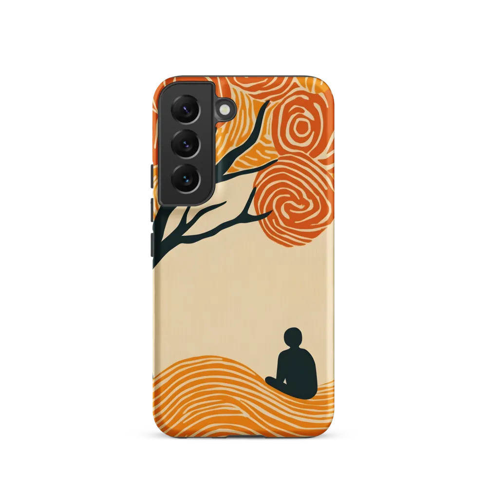 Silent Reflections under Swirling Leaves | Phone Case |  S22 | Tough Case | Matte