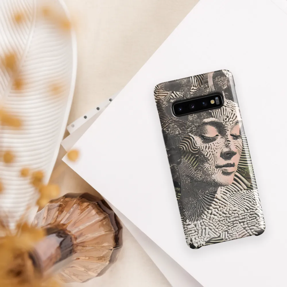 Ethereal Blend of Nature and Humanity | Phone Case |  S10 | Snap Case | Glossy