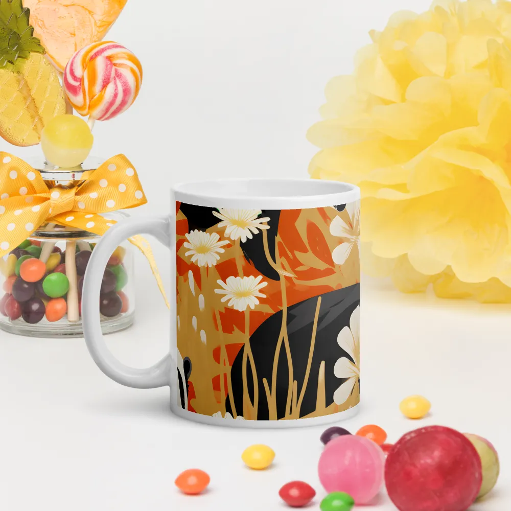 Whimsical Badgers in Bloom | Mugs | Multiple Sizes & Colors