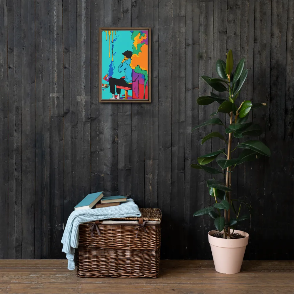 The Artist Within | Canvas with Brown Frame | 12″×18″