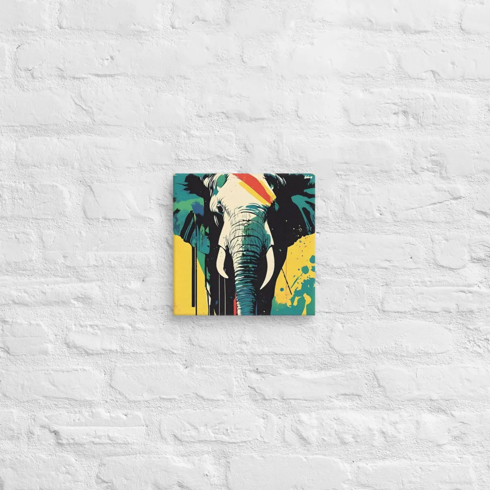 Elegance of the Wild: A Colorful Harmony | Canvas | 10″×10″