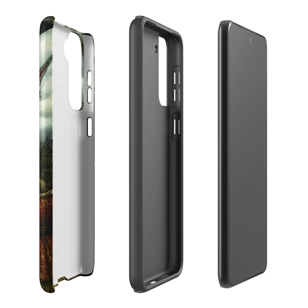 The Confrontation: Dragon vs. Wizard | Phone Case |  S21 Plus | Tough Case | Matte