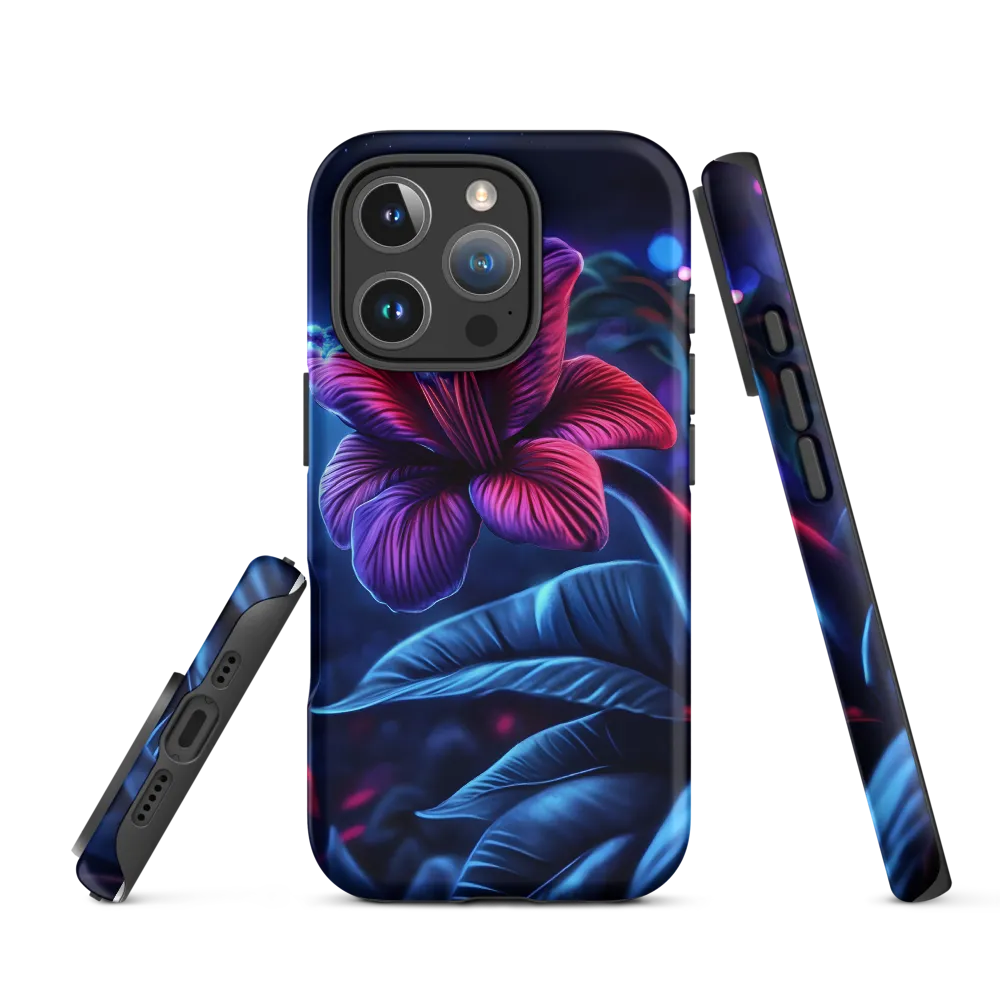 Illuminated Serenity: The Surreal Blossom