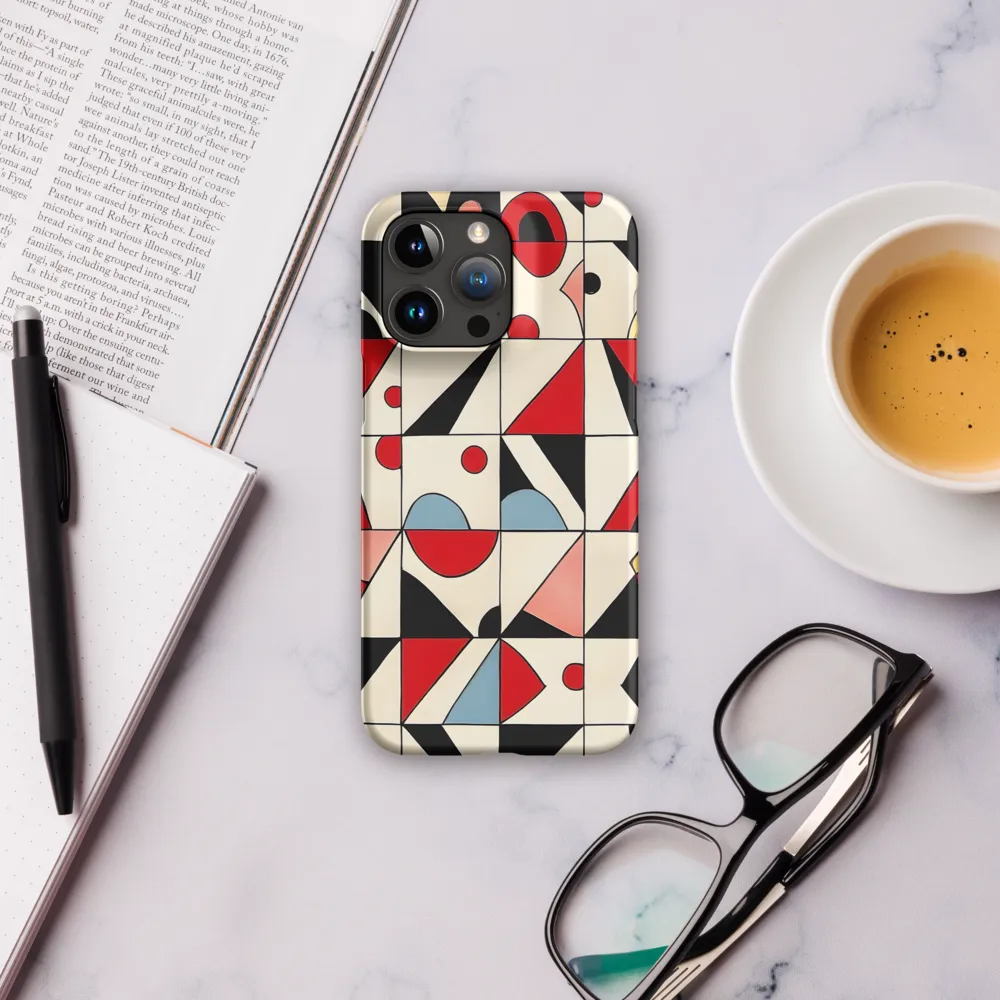 Dynamic Geometric Harmony | Phone Case |  15 Pro Max | Snap Case | Matte