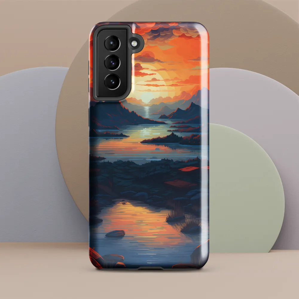 Ethereal Evening: A Digital Dusk