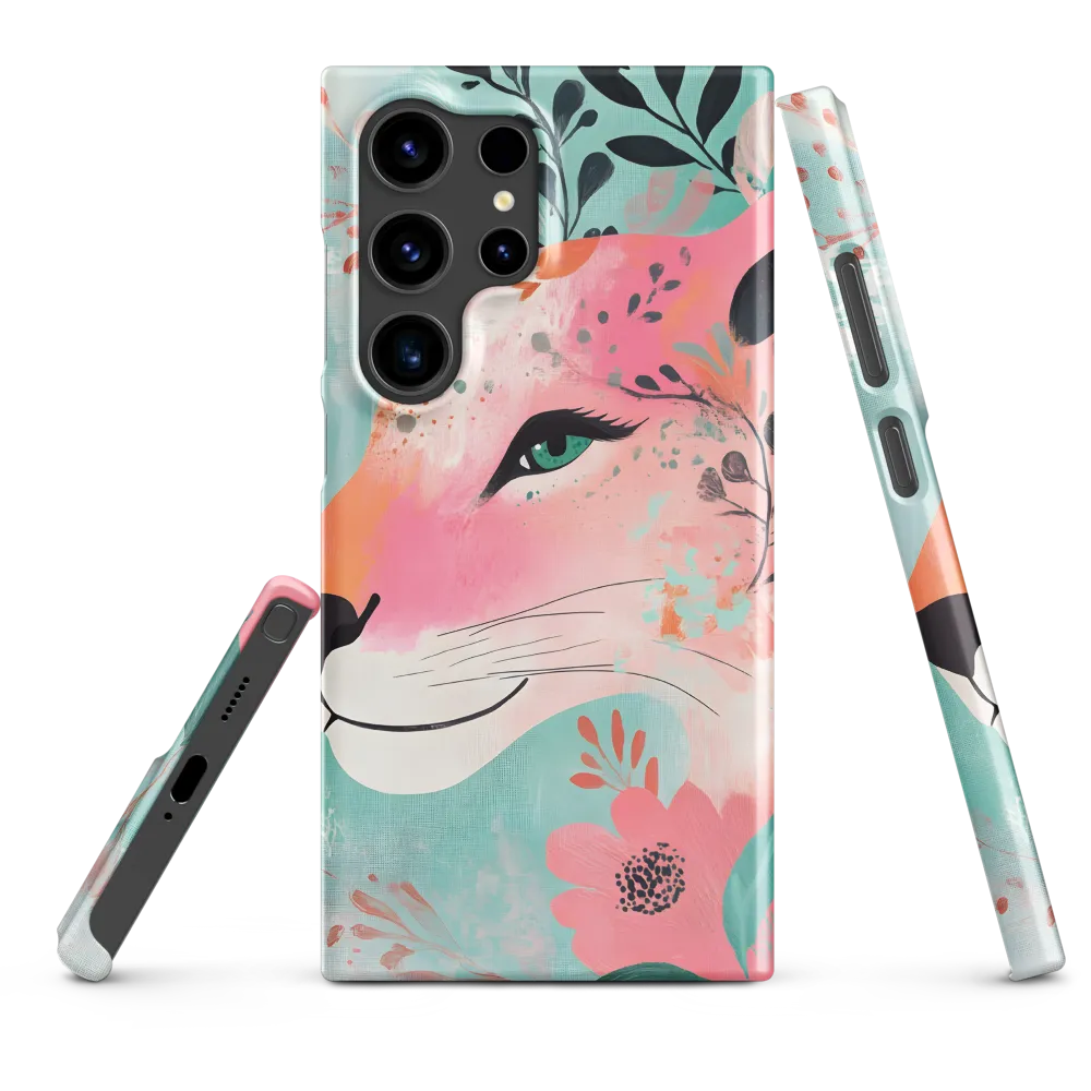 Whimsical Majesty: A Floral Lion