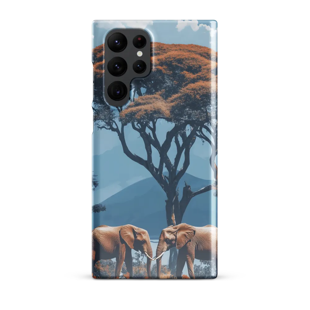 Elephants Amidst Serenity