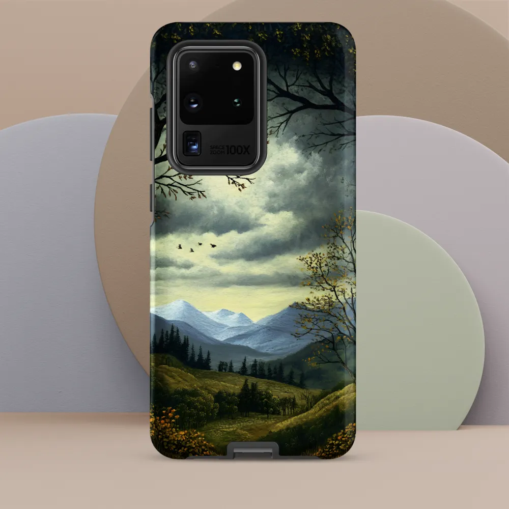 Nature's Embrace: A Tranquil Mountain Landscape
