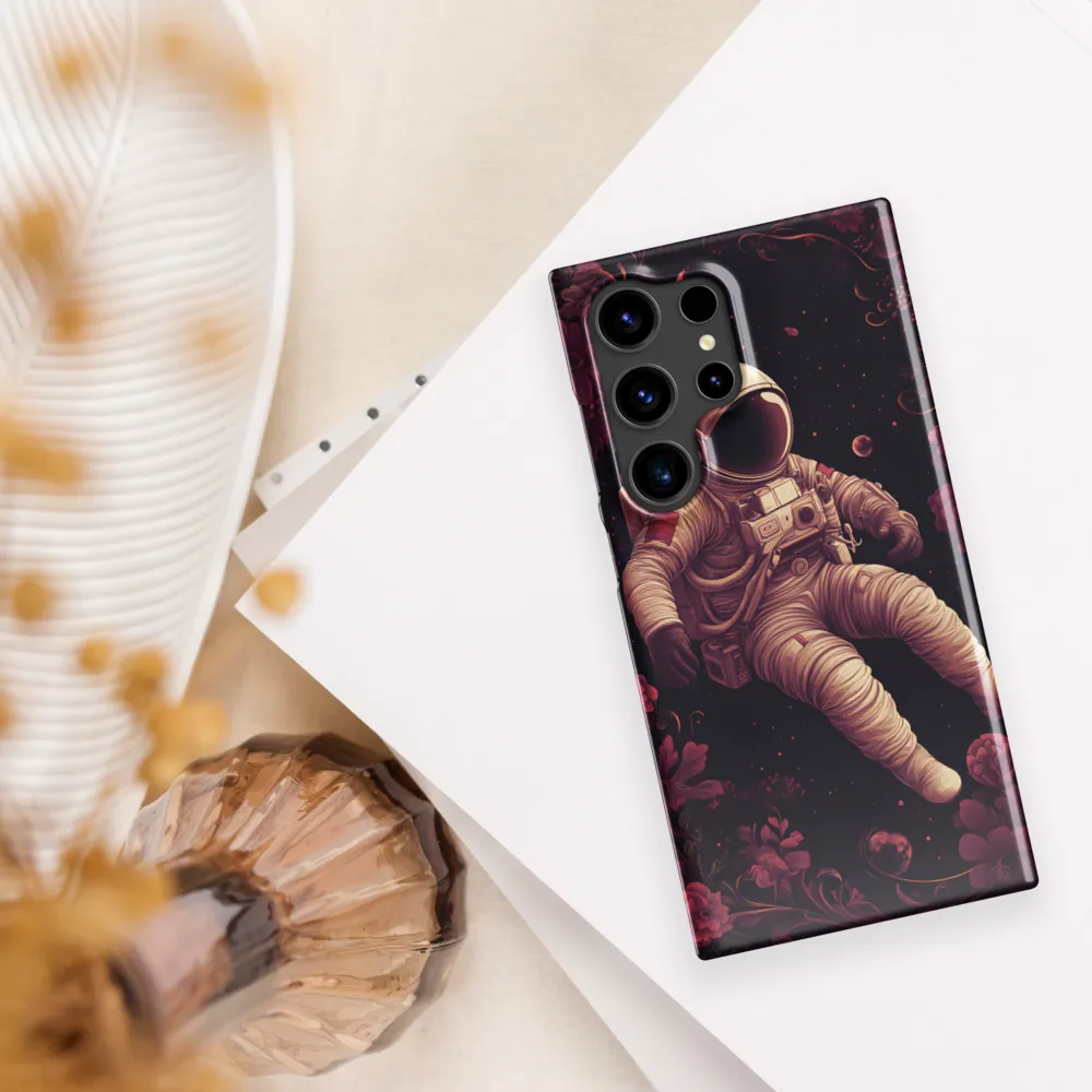 Cosmic Bloom: An Astronaut's Journey
