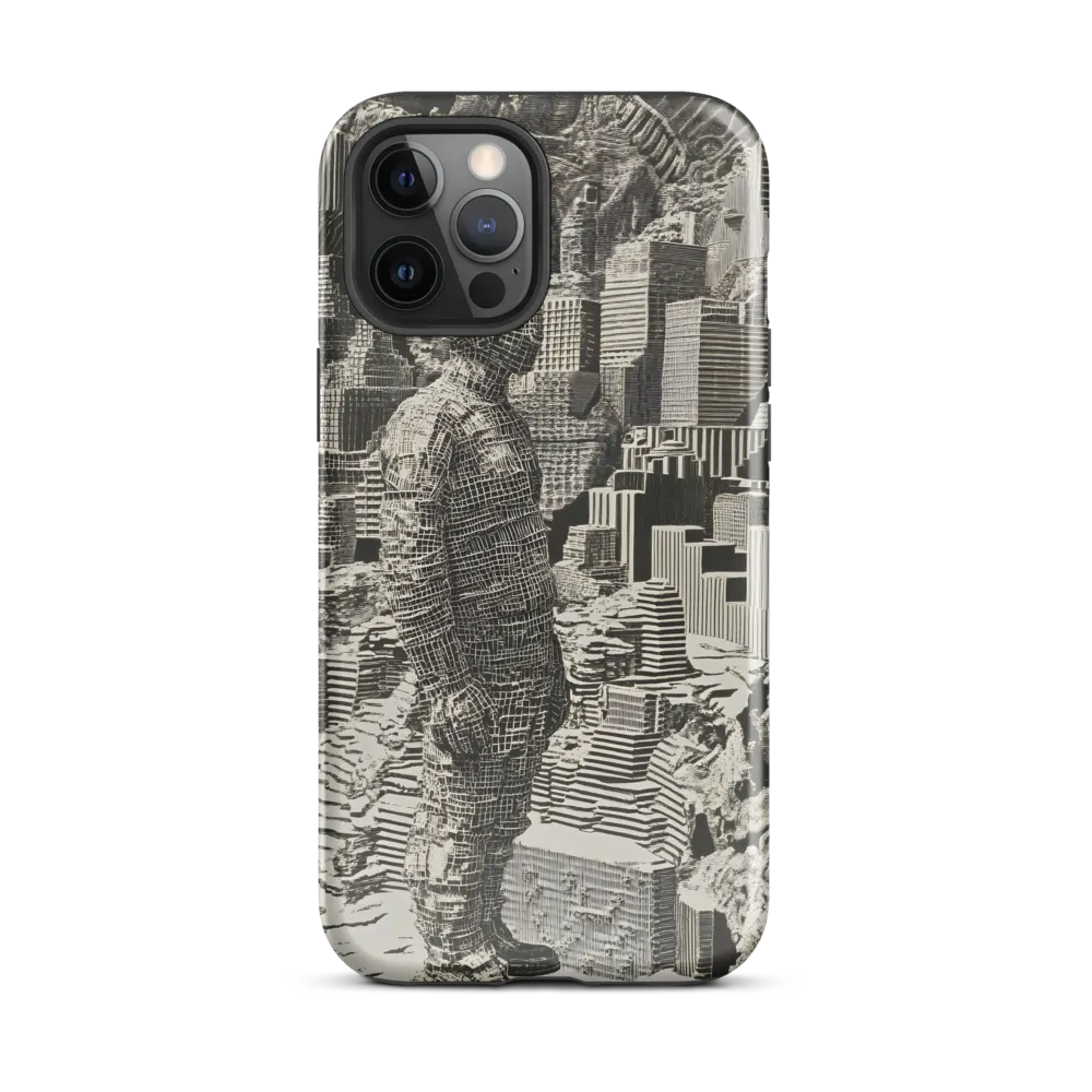Contemplation in an Abstract Landscape | Phone Case |  12 Pro Max | Tough Case | Glossy