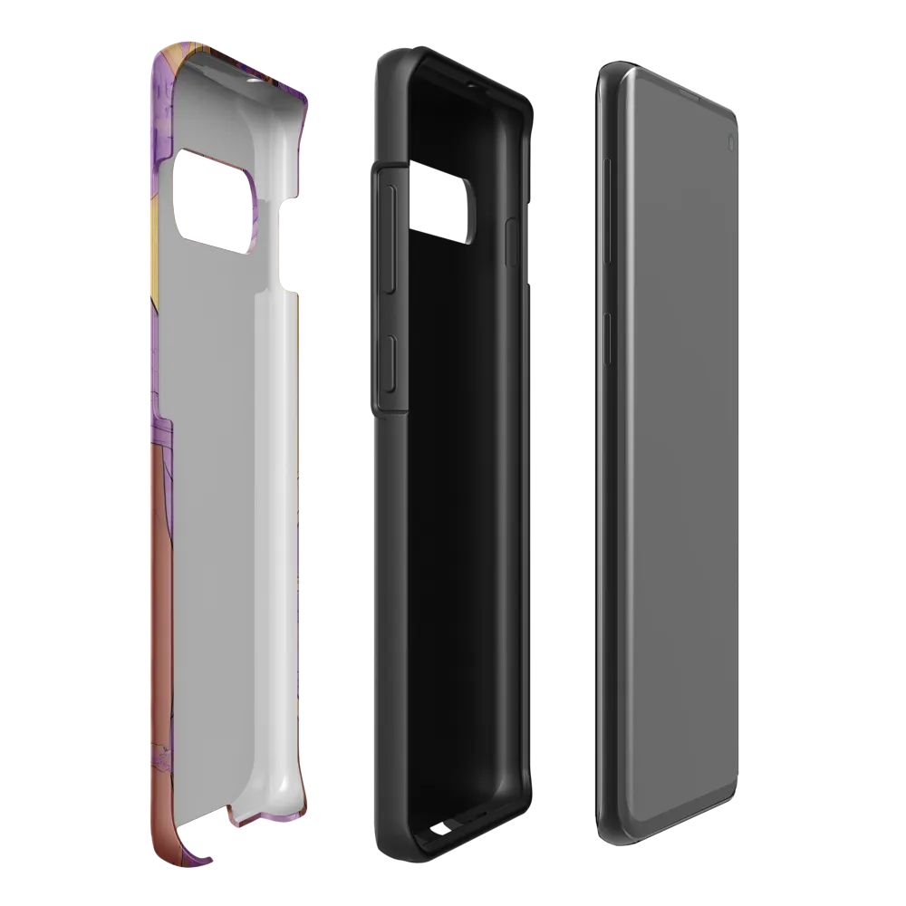 Elegance in Floral Harmony | Phone Case |  S10 Plus | Tough Case | Matte