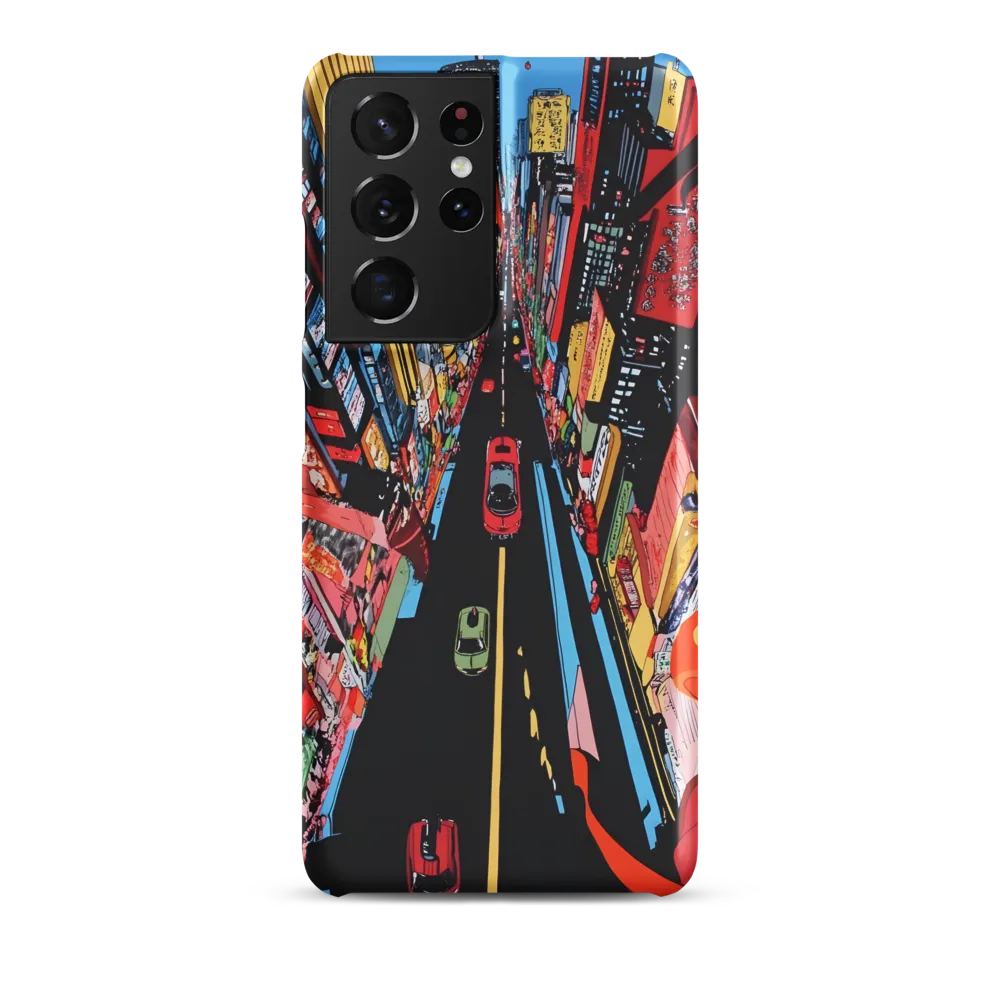 Urban Symphony: A Bird's-Eye View of Life | Phone Case |  S21 Ultra | Snap Case | Matte
