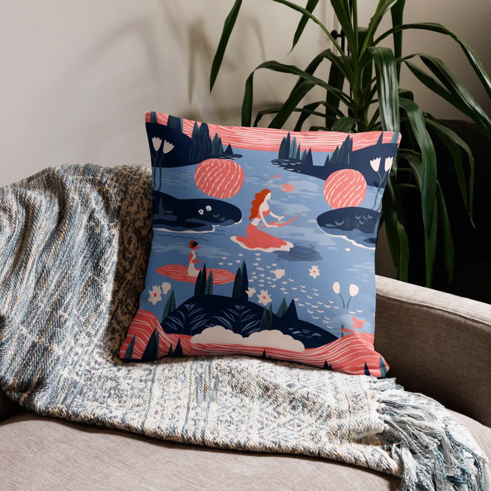 Whispers of Tranquility | Pillow & Pillow Case | Multiple Sizes