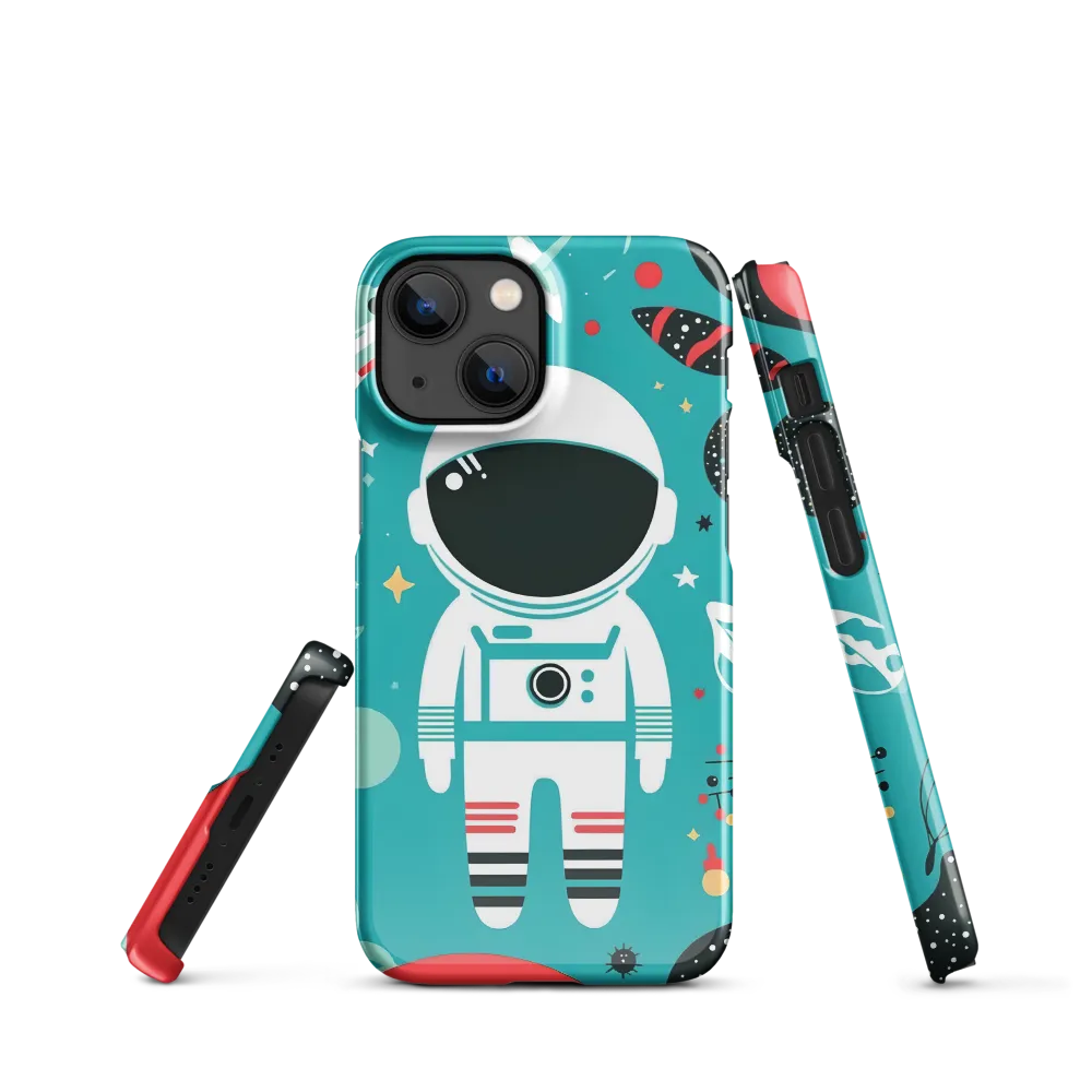 Whimsical Astronaut in Cosmic Wonderland