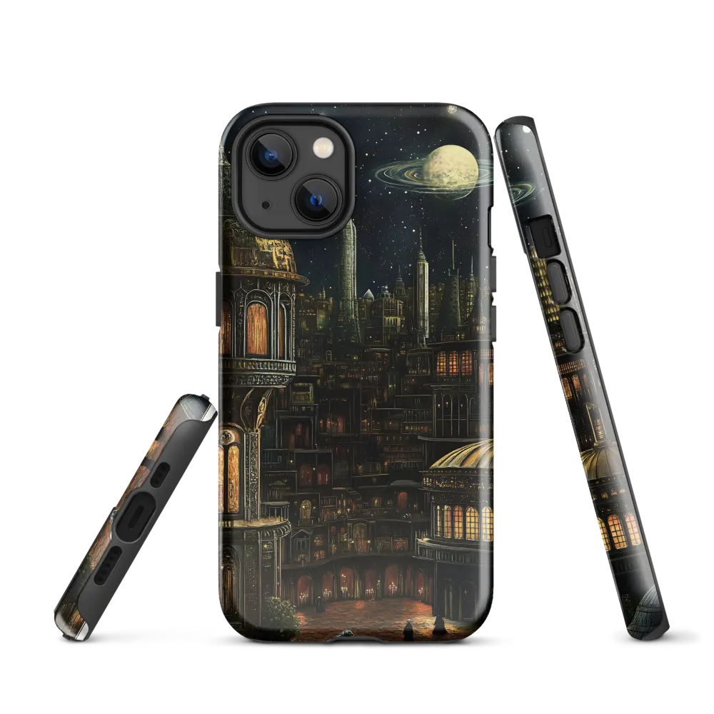 Celestial Enigma: A Surreal Cityscape