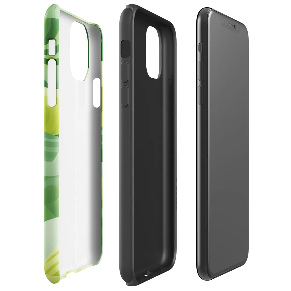 Tranquility in Green Waves | Phone Case |  11 Pro Max | Tough Case | Glossy