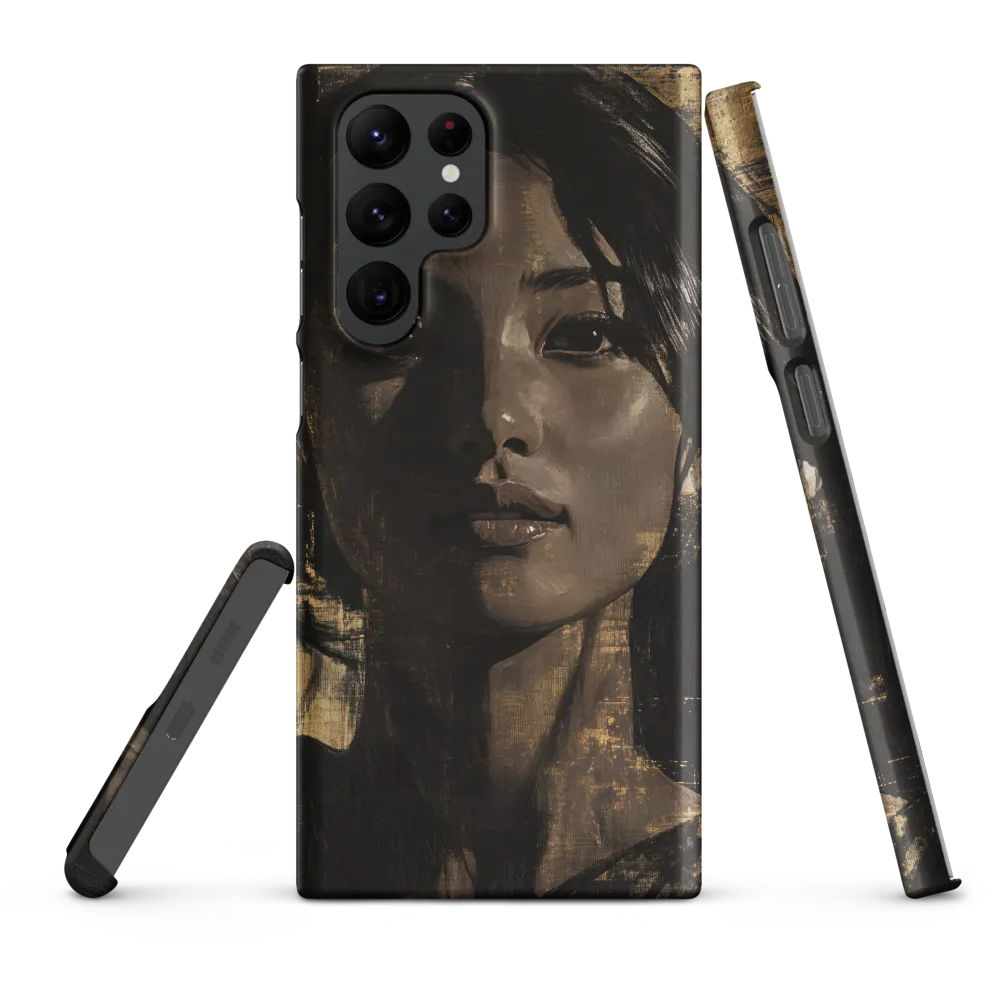 Golden Gaze: A Contemporary Portrait