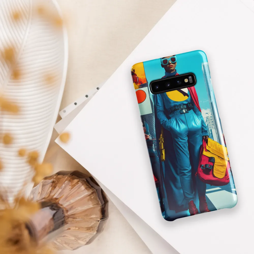 Urban Power: A Superhero's Stance | Phone Case |  S10 Plus | Snap Case | Glossy