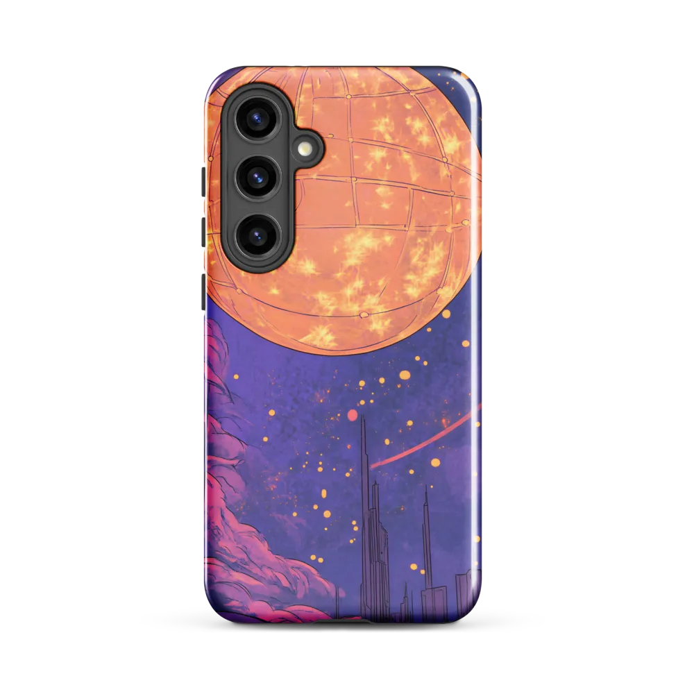 Celestial Cityscape: A Dance of Colors