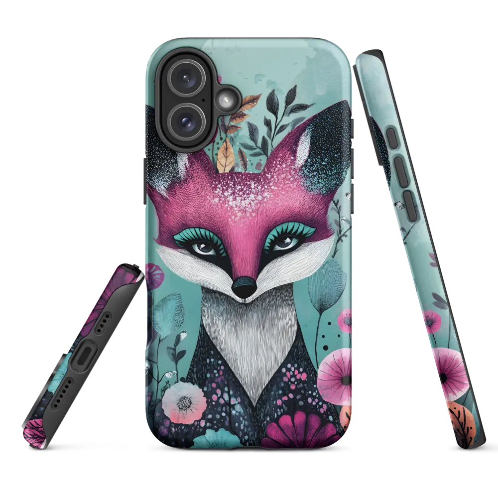 Whimsical Fox Among Blossoms