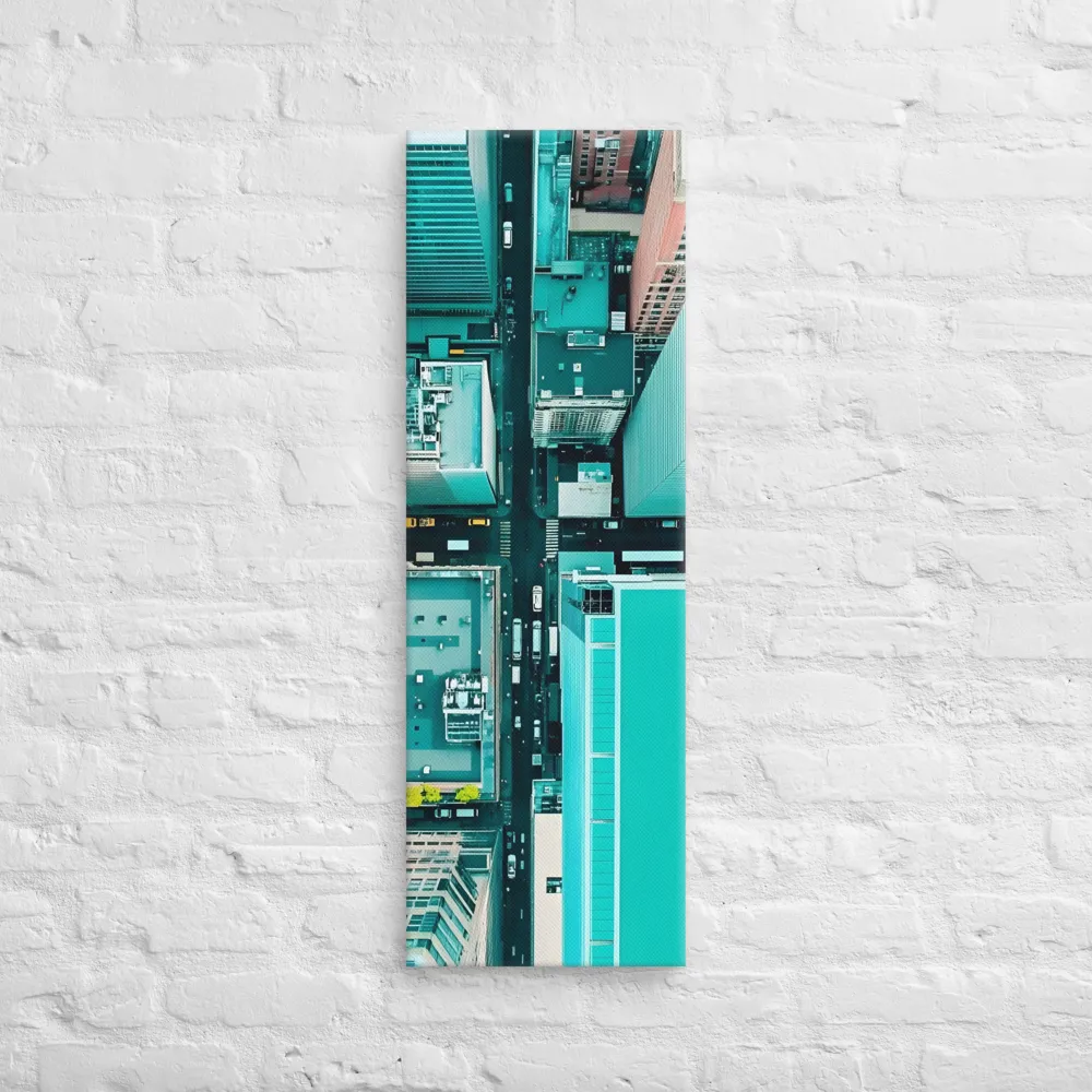 Urban Geometry: Aerial Perspective | Canvas | 12″×36″