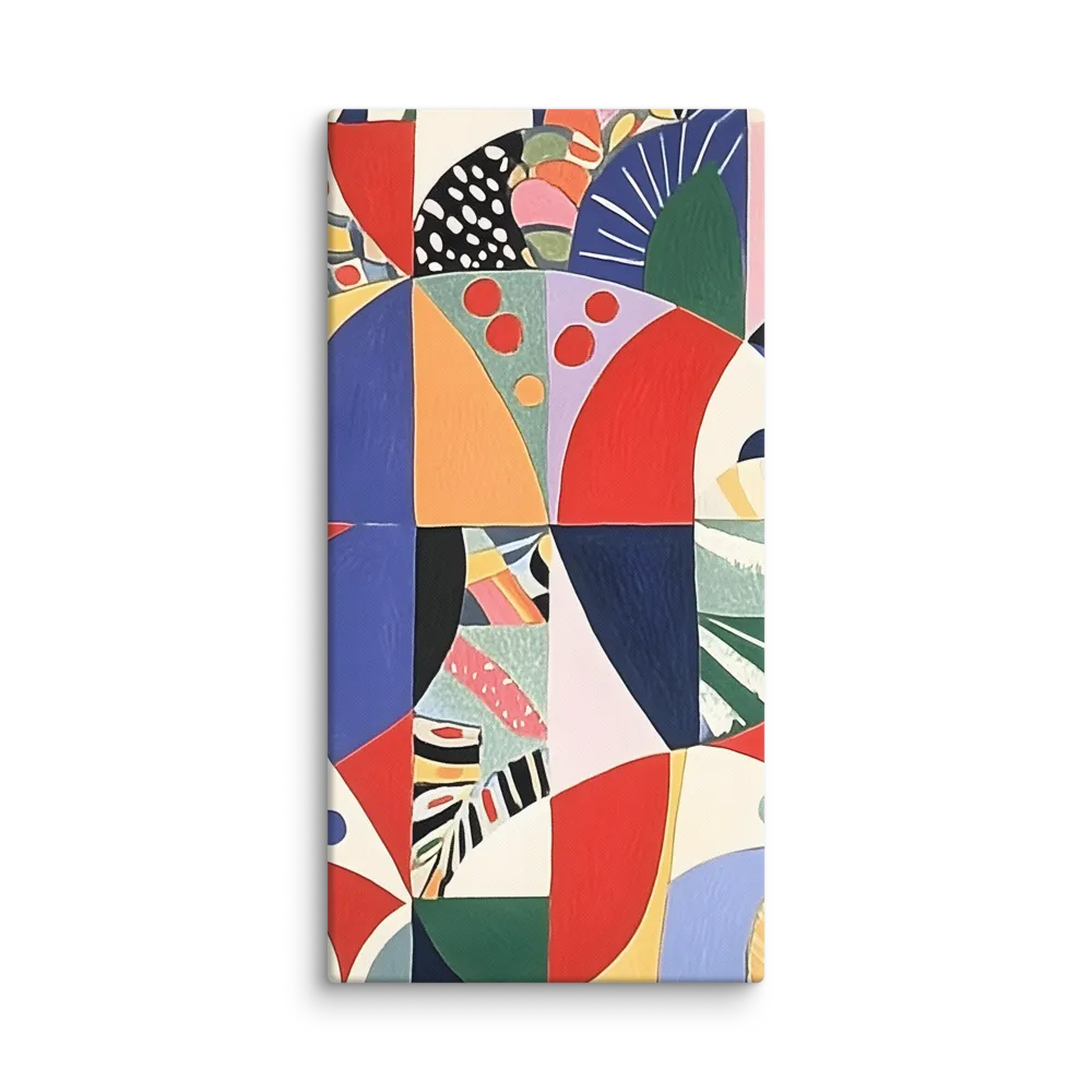 Dynamic Mosaic Symmetry | Canvas | 24″×48″