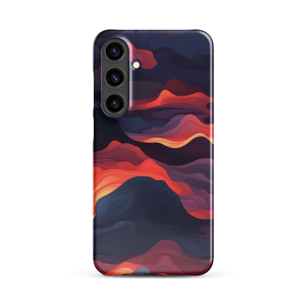 Ethereal Waves of Color | Phone Case |  S24 Plus | Snap Case | Glossy