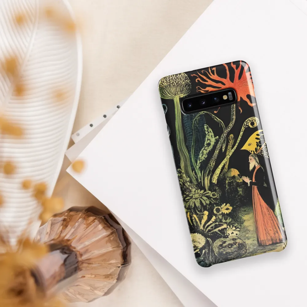 Enchanted Encounter in a Fantastical Garden | Phone Case |  S10 Plus | Snap Case | Glossy