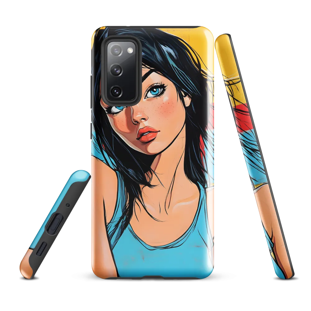 Vibrant Portrait of Modern Youth | Phone Case |  S20 FE | Tough Case | Glossy