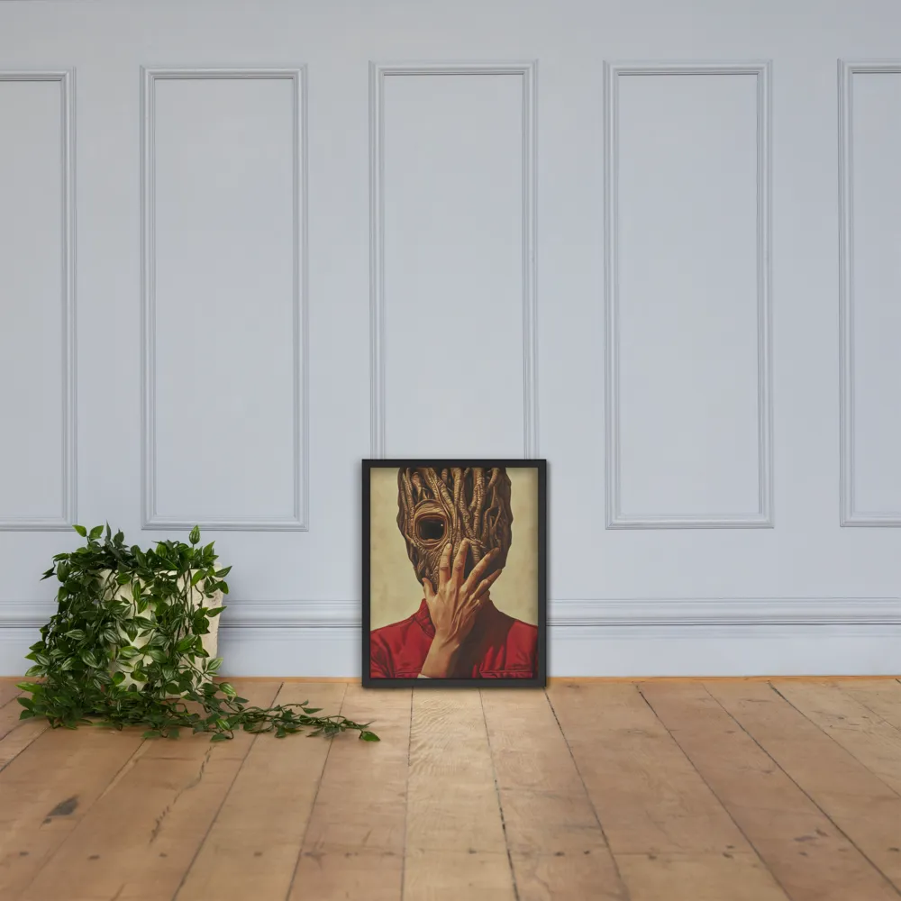 The Mask of Roots | Poster with Black Frame | 16″×20″