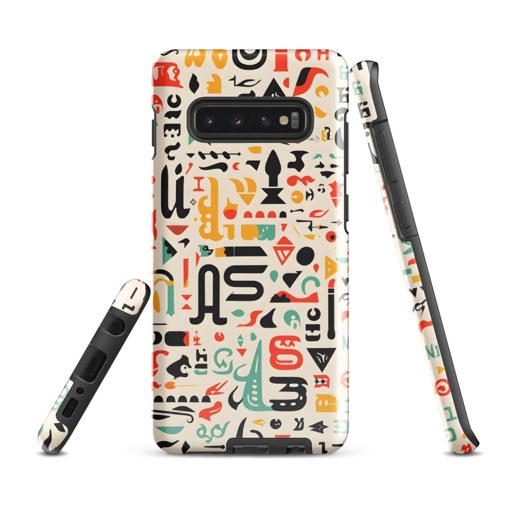 A Symphony of Symbols | Phone Case |  S10 Plus | Tough Case | Glossy