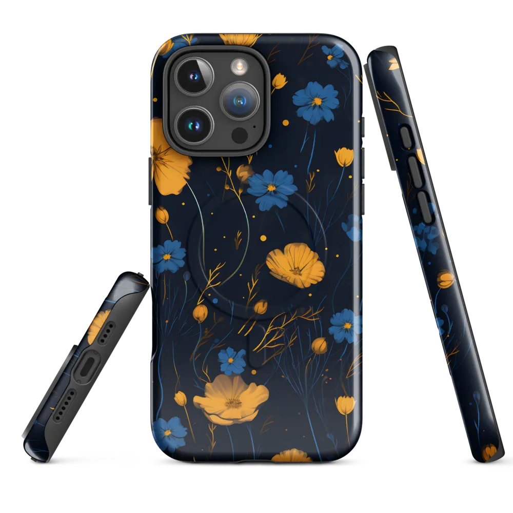 Nocturnal Blossoms | Phone Case |  16 Pro Max | MagSafe® Tough Case | Glossy