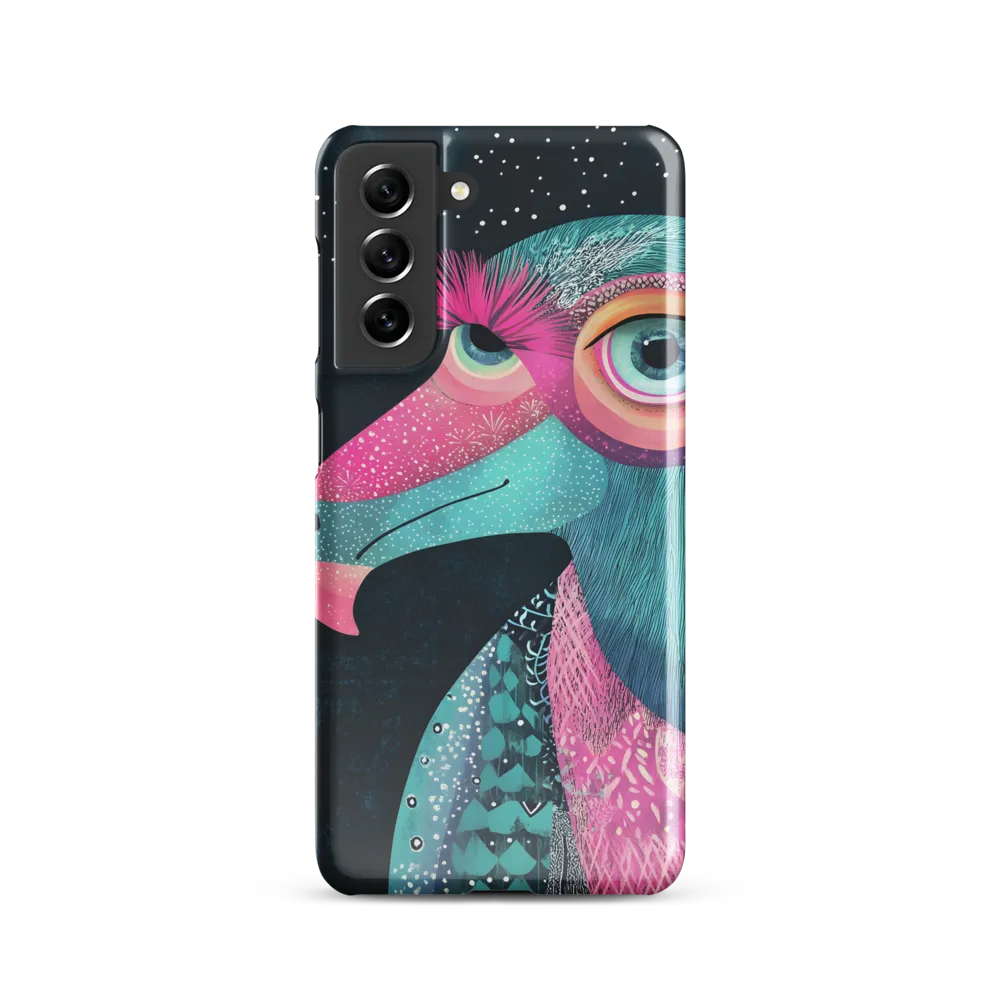 Whimsical Vulture: A Dance of Colors